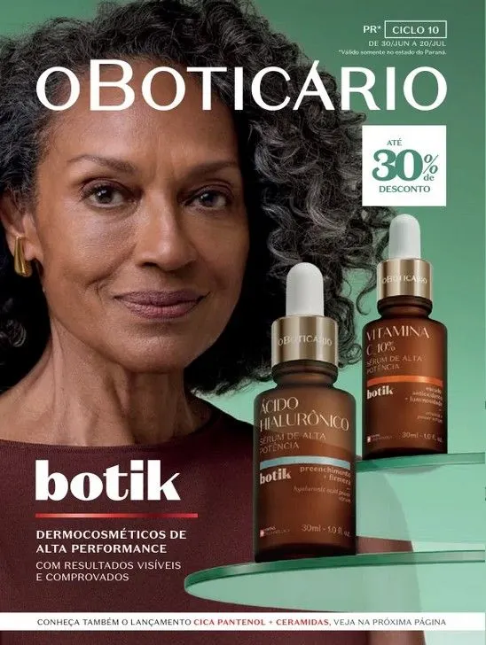 Encarte de Folhetos O Boticário  30 de junho até 20 de julho 2025 - Pagina 1