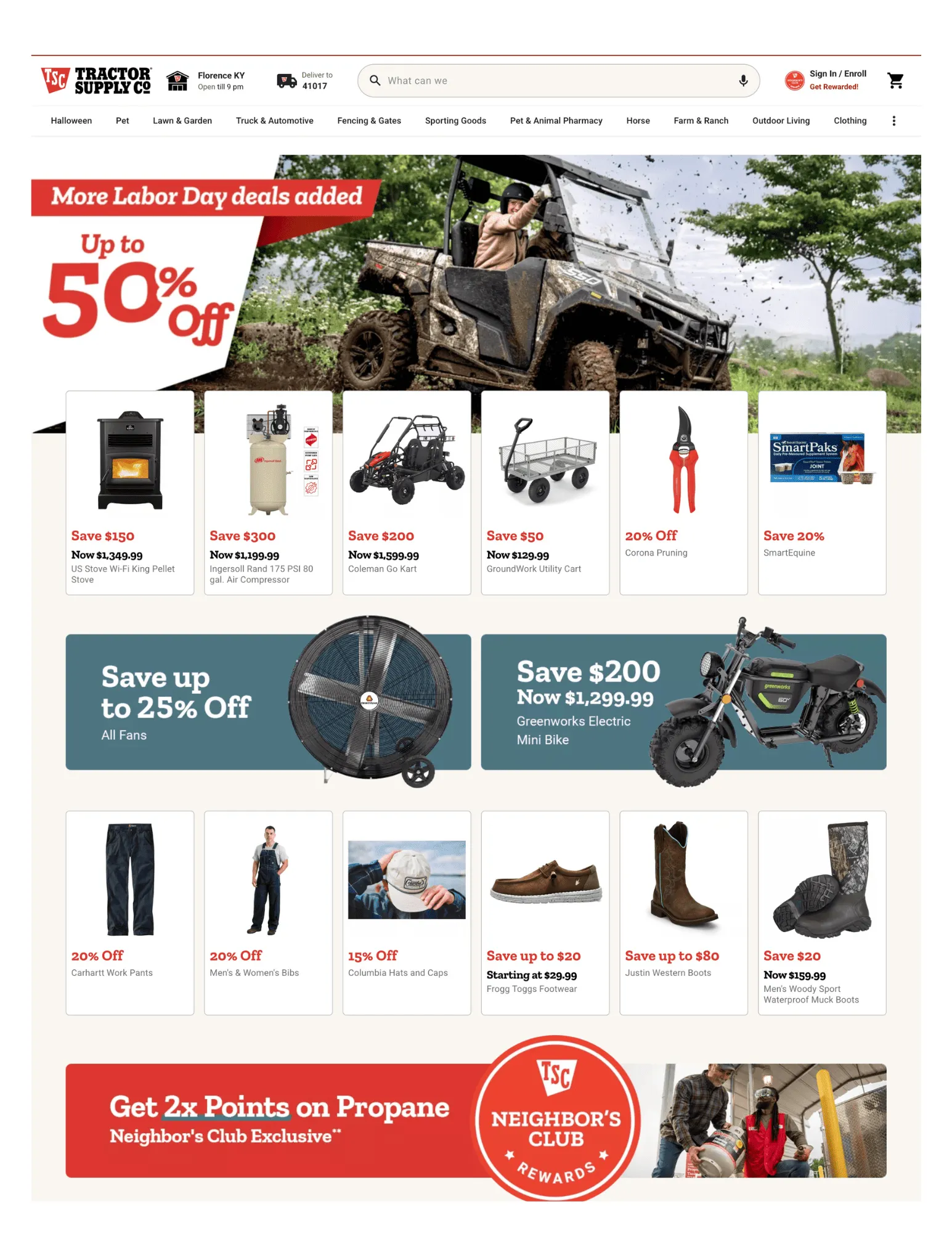 Tractor Supply Co. weekly ads - August 27 September 4 2025