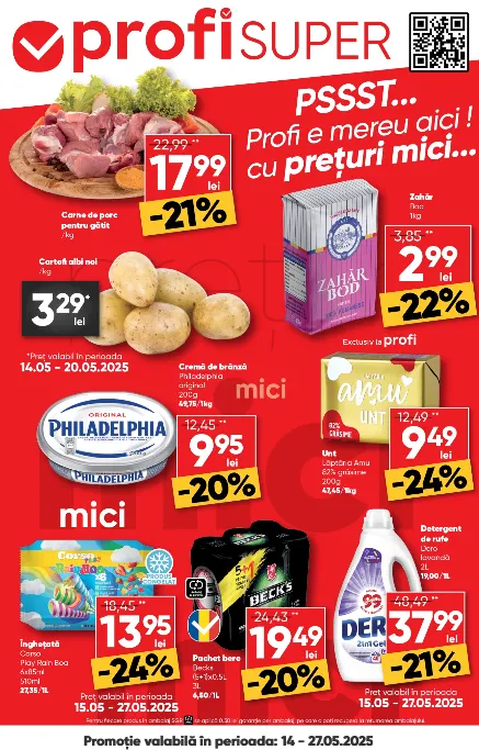 Catalog Ofertă de neratat specială Profi de la 14 mai până la 27 mai 2025 - Revista Pagina 1