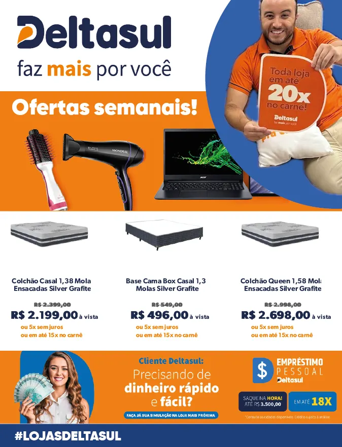 Encarte de Deltasul Ofertas semanais! 22 de abril até 6 de maio 2025 - Pagina 