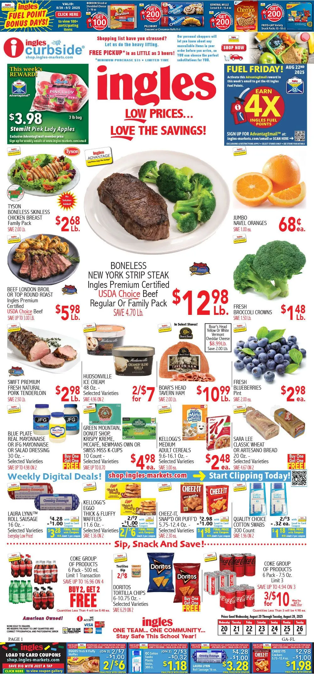 Ingles Sales - August 20 August 27 2025