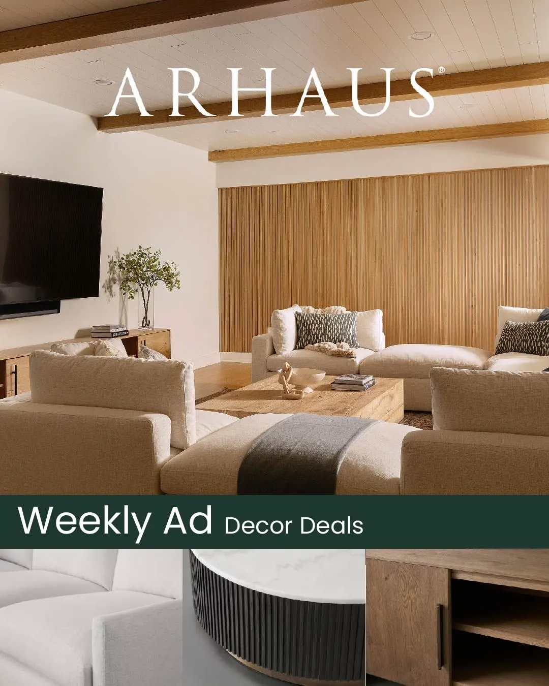 Weekly ad Arhaus Home Decor Deals from August 21 to September 5 2025 - Page 
