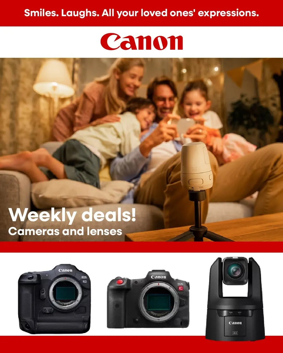 Canon - Cameras and lenses - August 25 September 9 2025