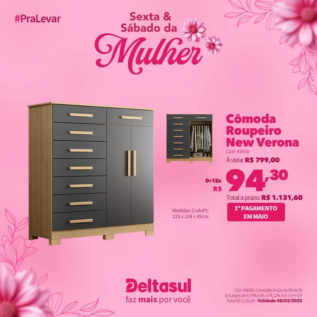 Encarte de Especial Dia da Mulher na Deltasul  7 de março até 9 de março 2025 - Pagina 6