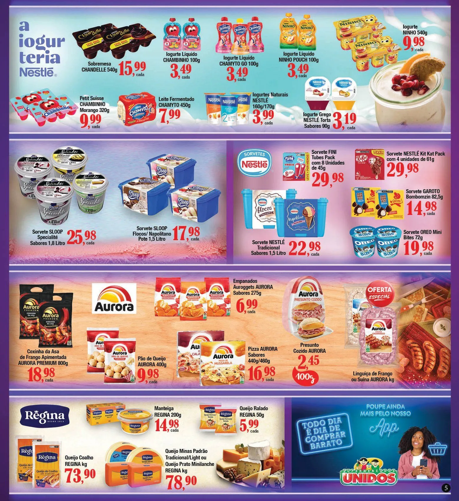 Encarte de Folhetos Unidos Supermercados 17 de abril até 2 de maio 2025 - Pagina 5