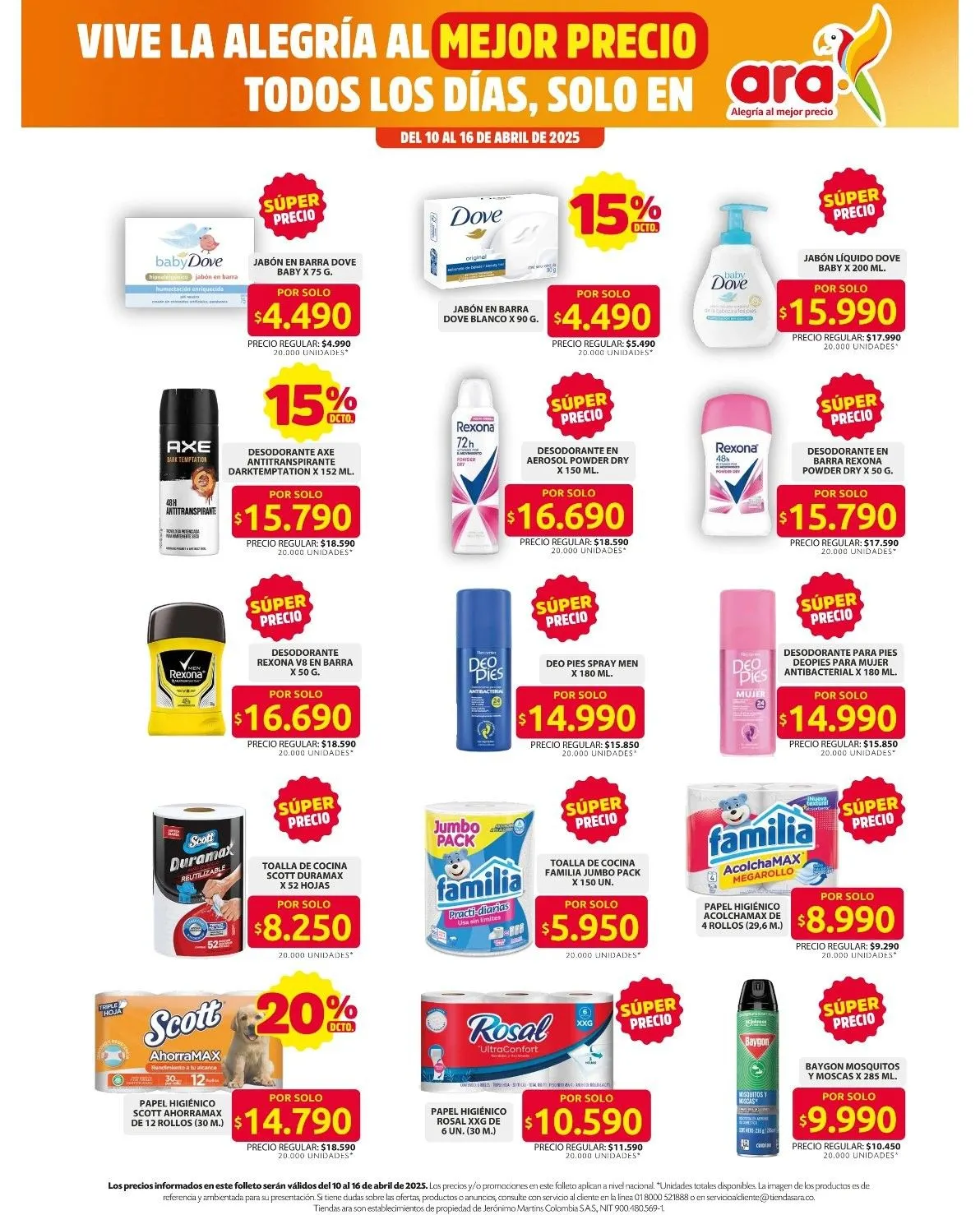 Catalogo de Ara Ofertas  10 de abril al 13 de abril 2025 - Pag 9