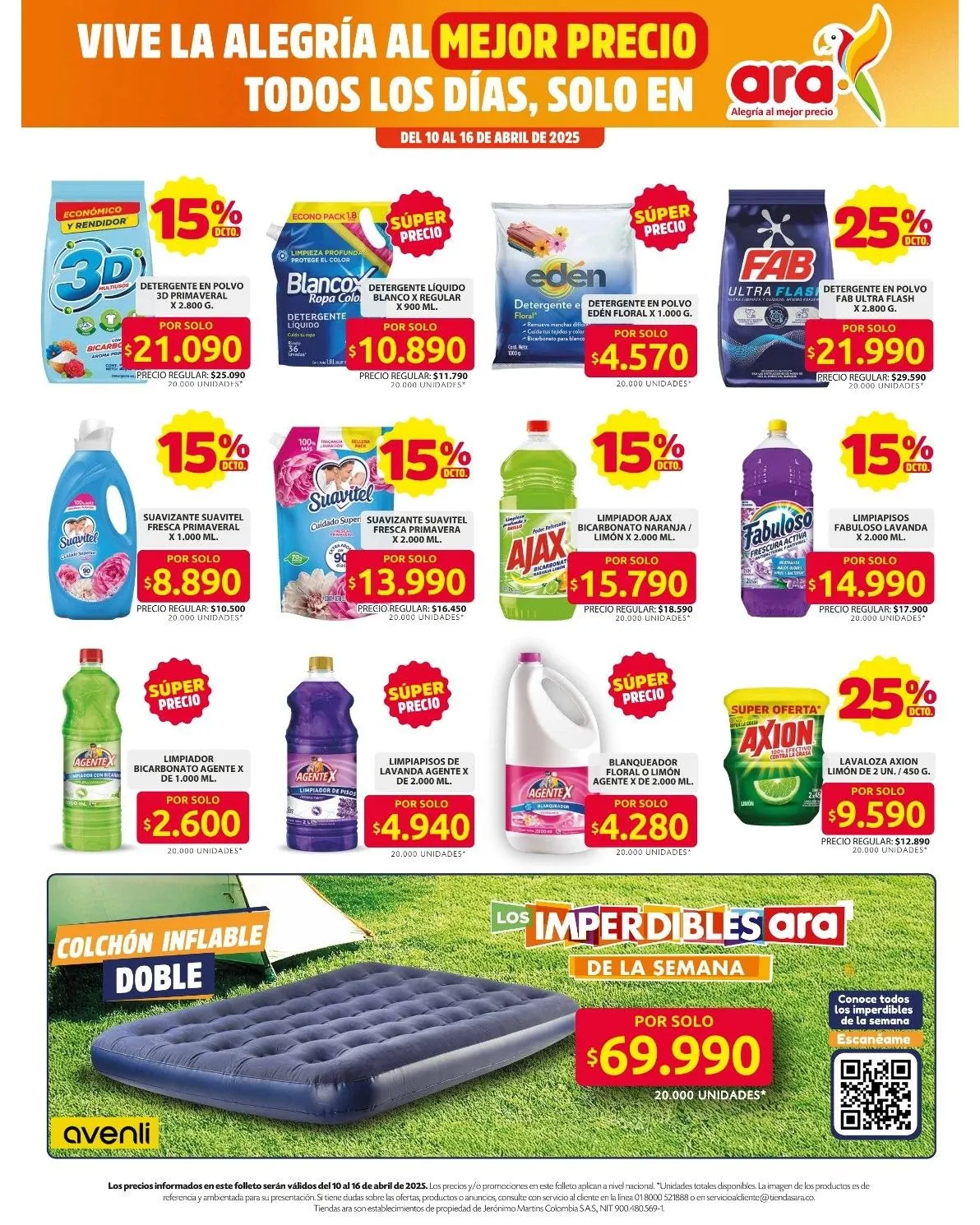 Catalogo de Ara Ofertas  10 de abril al 13 de abril 2025 - Pag 10