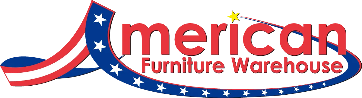 American Furniture Warehouse logo. Current weekly ad