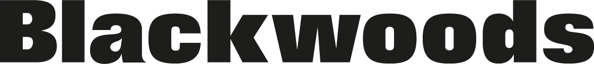 Blackwoods logo of current catalogue
