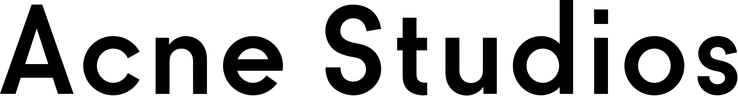 Acne logo. Current catalogue
