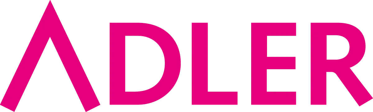 Adler logo die aktuell Flugblatt