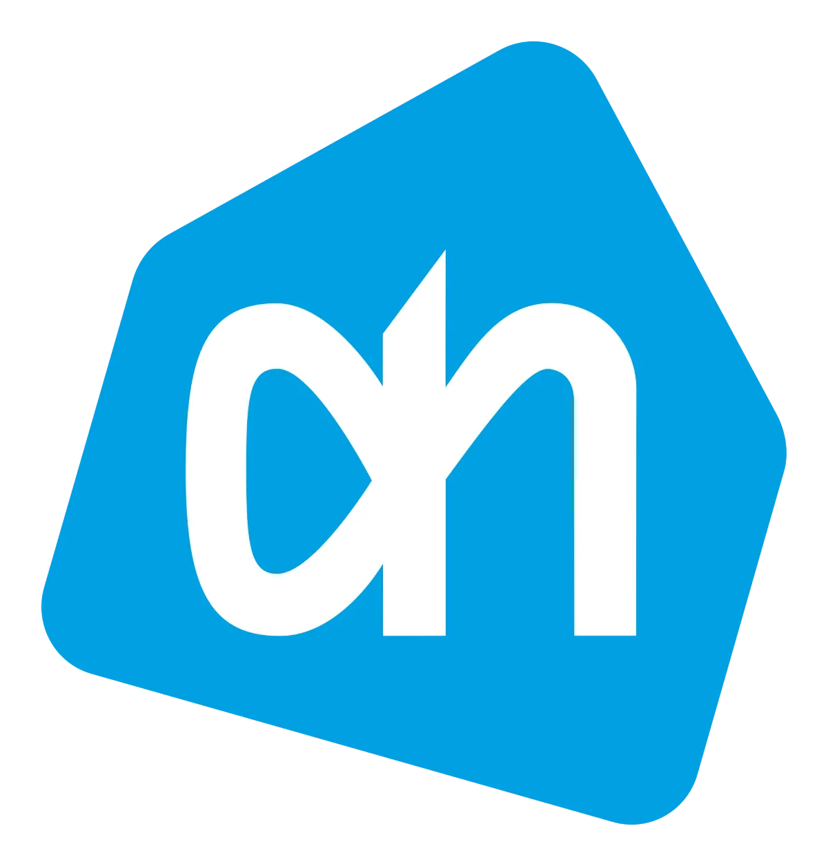 Albert Heijn logo in de folder van deze week