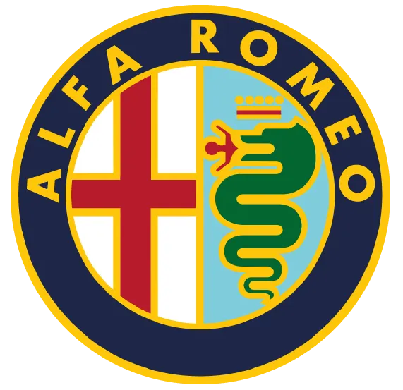 Alfa Romeo logo. Current weekly ad