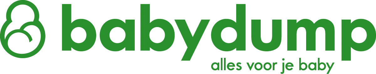 Baby-Dump logo in de folder van deze week