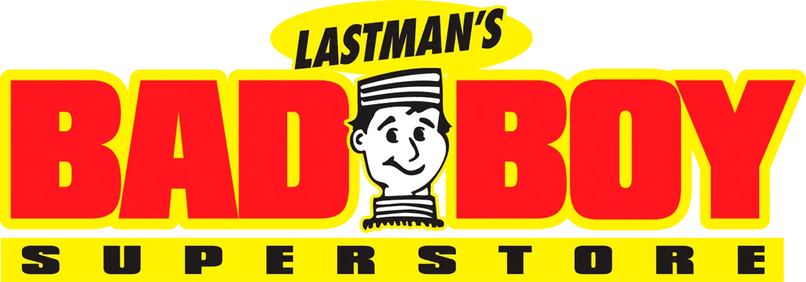 Bad Boy Superstore logo. Current weekly ad