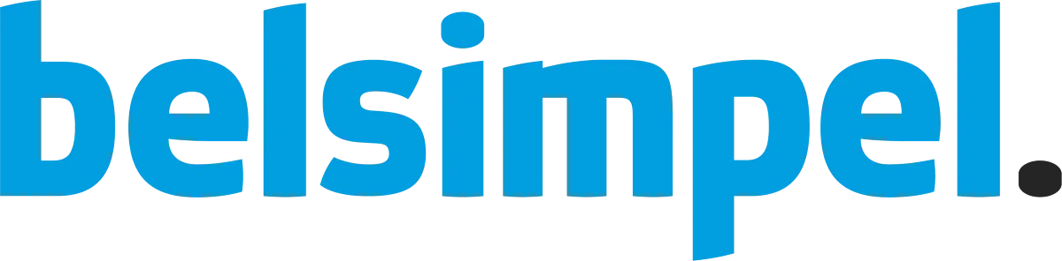 Belsimpel logo in de folder van deze week