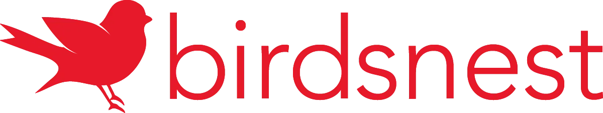 Birdsnest logo of current catalogue