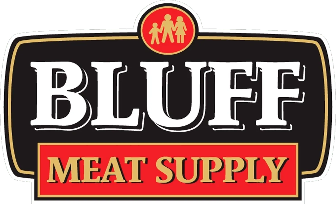 Bluff Meat Supply logo. Current weekly ad
