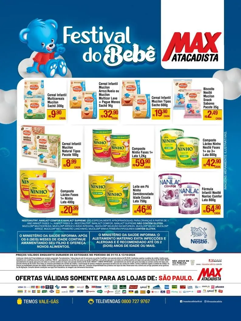 Encarte de Catálogo: Max Atacadista 1 de outubro até 13 de outubro 2024 - Pagina 1