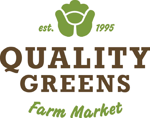 Quality Greens logo. Current weekly ad