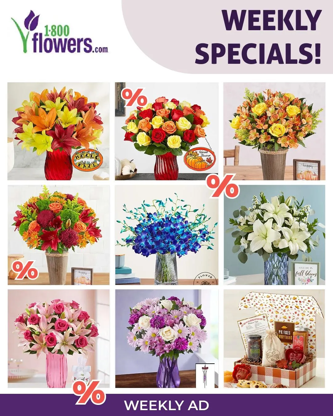 Weekly ad 1-800 Flowers savings from August 24 to September 8 2025 - Page 