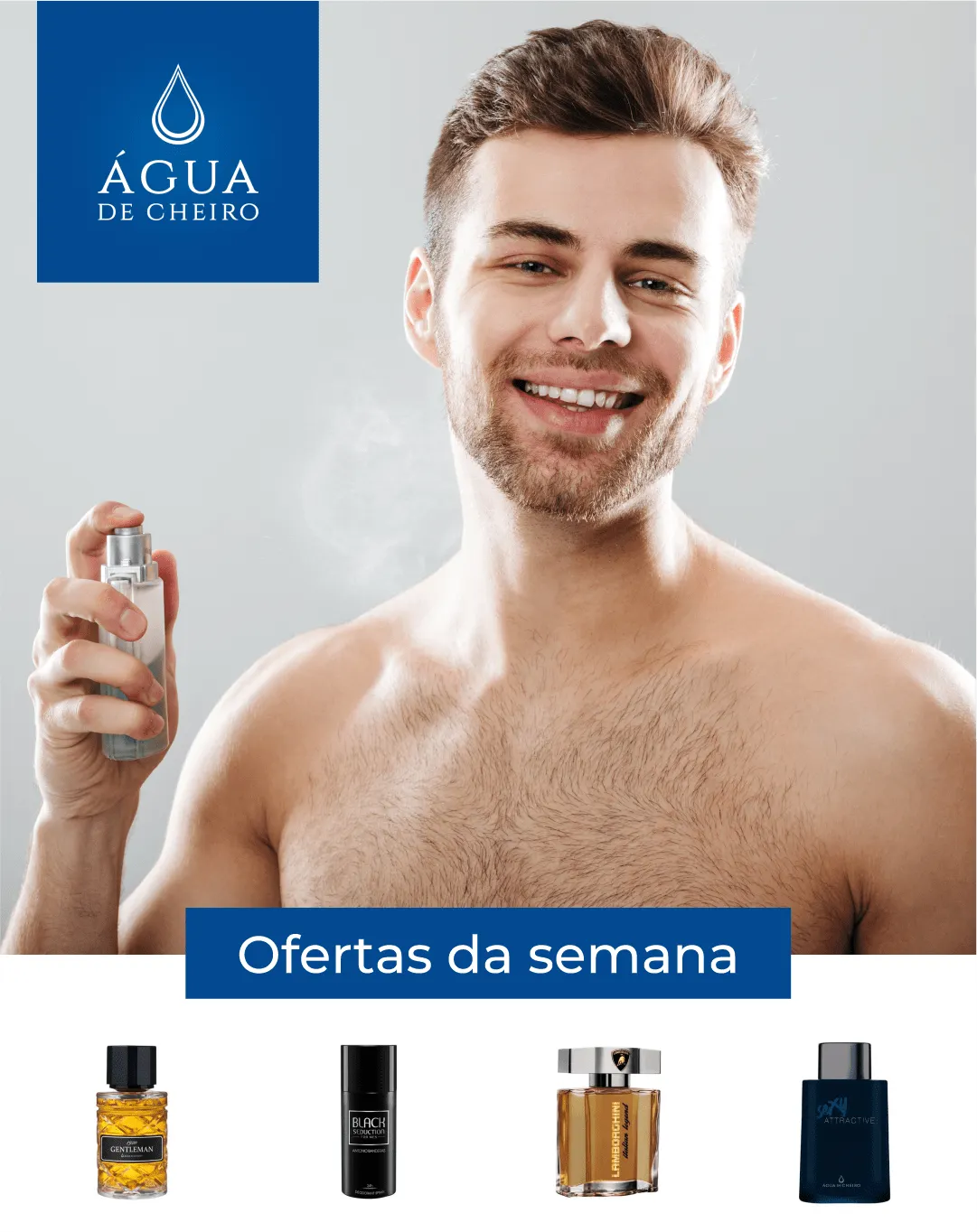 Encarte de Água de Cheiro - Maquiagem y perfumes  masculinos 10 de dezembro até 15 de dezembro 2023 - Pagina 1