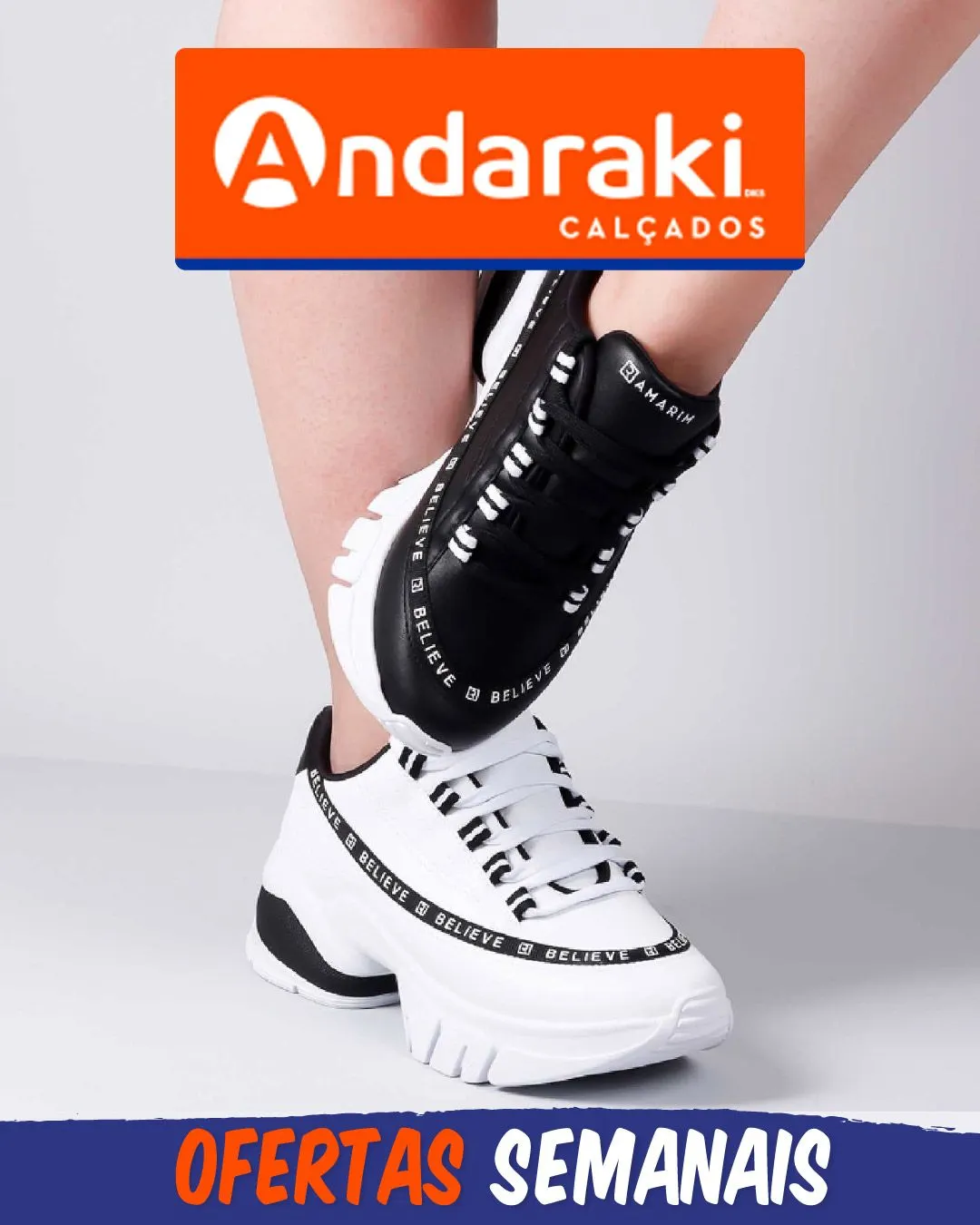 Encarte de Andaraki Calçados Ofertas Moda 3 de agosto até 8 de agosto 2024 - Pagina 