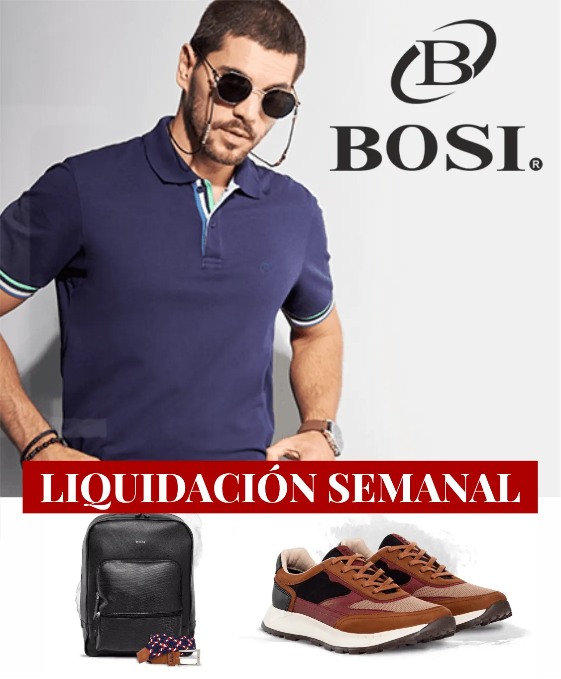 Catalogo de Bosi	- Calzados y accesorios de hombre 19 de julio al 24 de julio 2024 - Pag 1