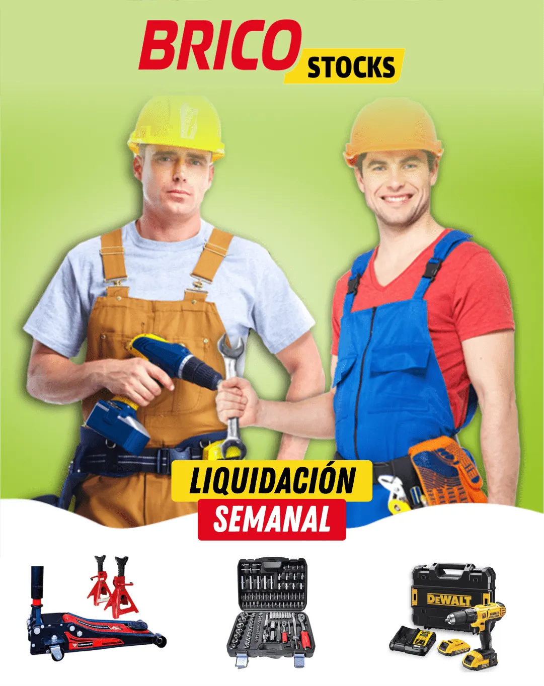 Catálogo de Brico Stock ofertas en herramientas. 19 de agosto al 3 de septiembre 2025 - Página 1