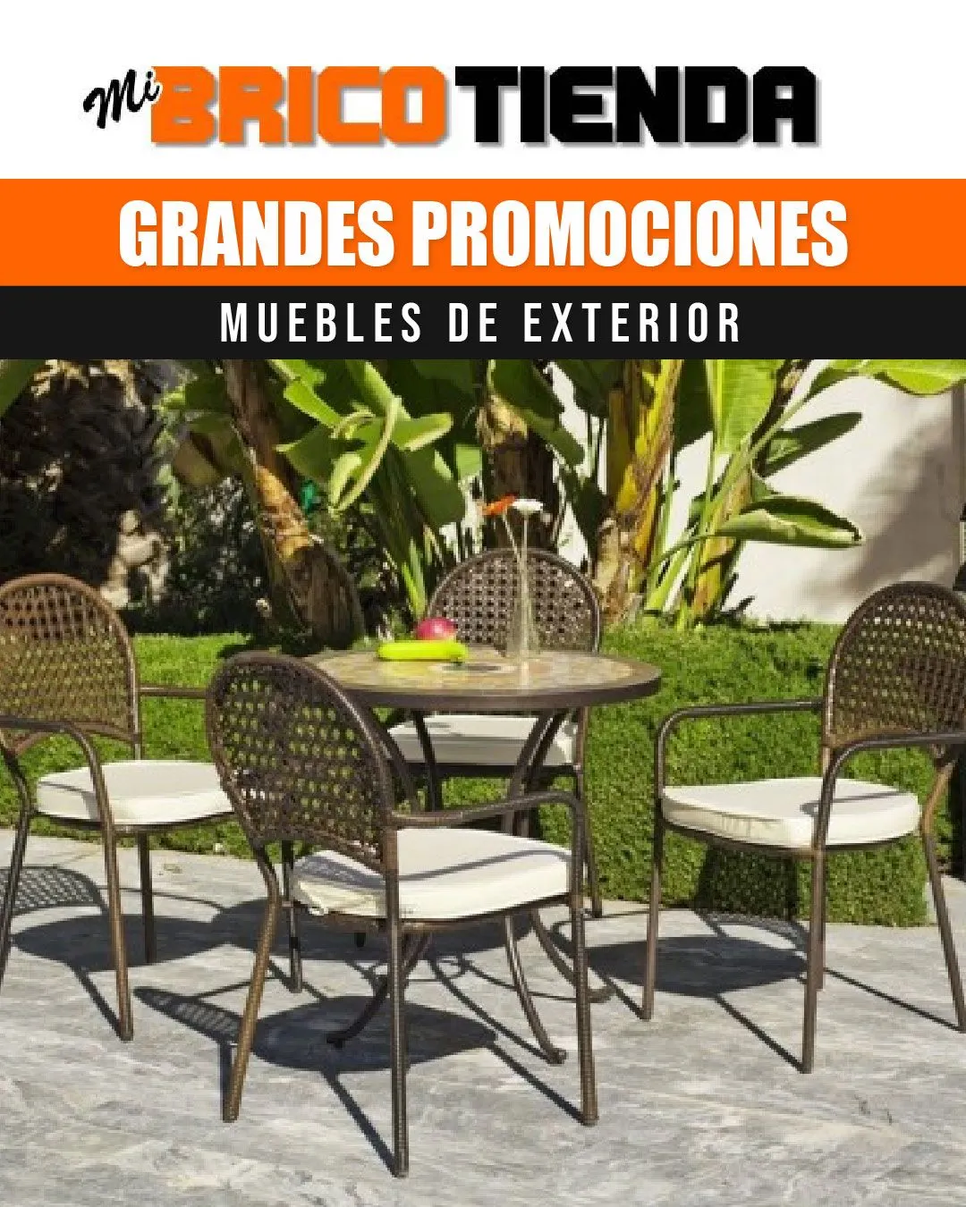 Catálogo de BricoTiendas ofertas jardín y muebles 19 de agosto al 3 de septiembre 2025 - Página 1