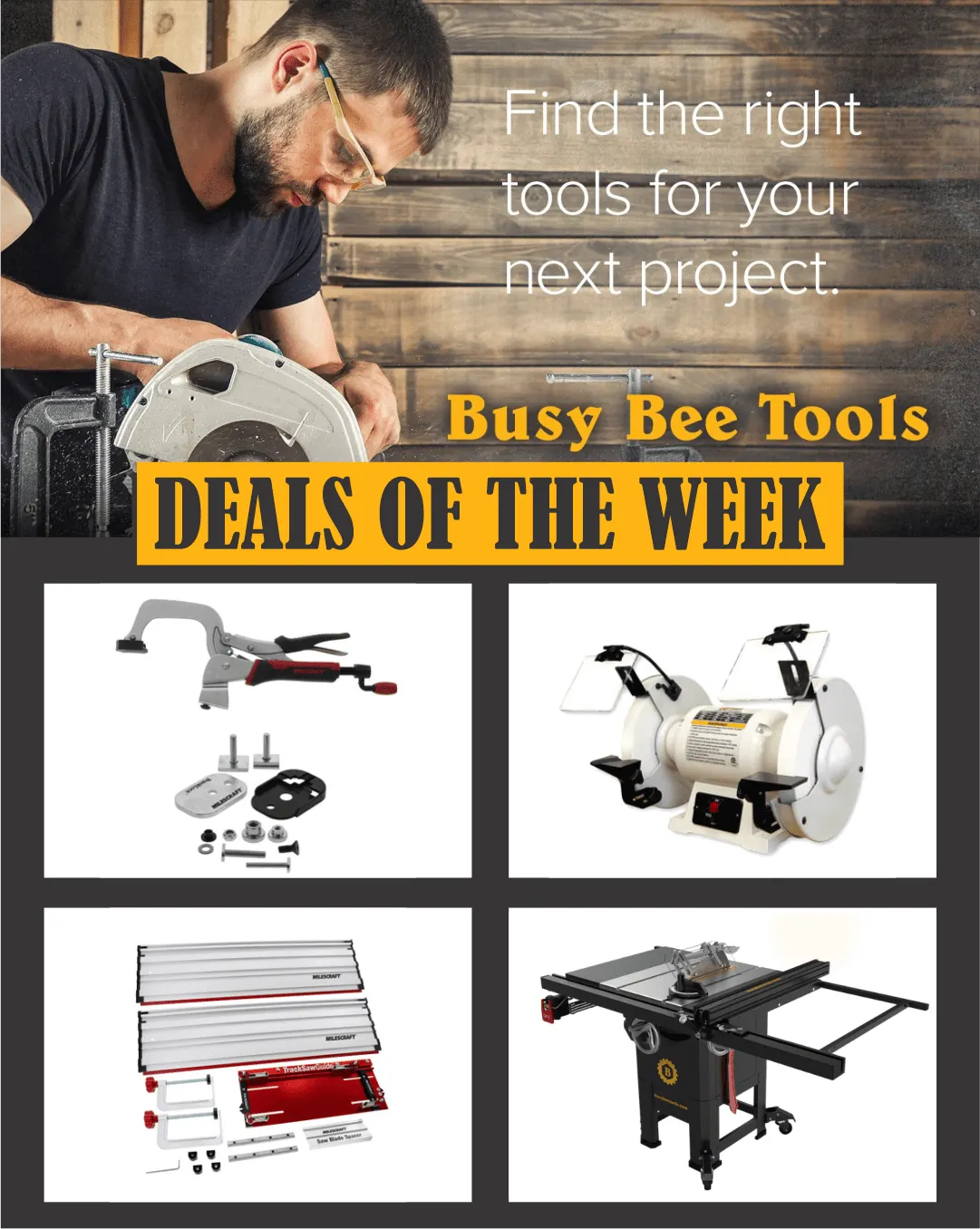 Busy Bee Tools Deals from August 15 to August 30 2025 - flyer page 1