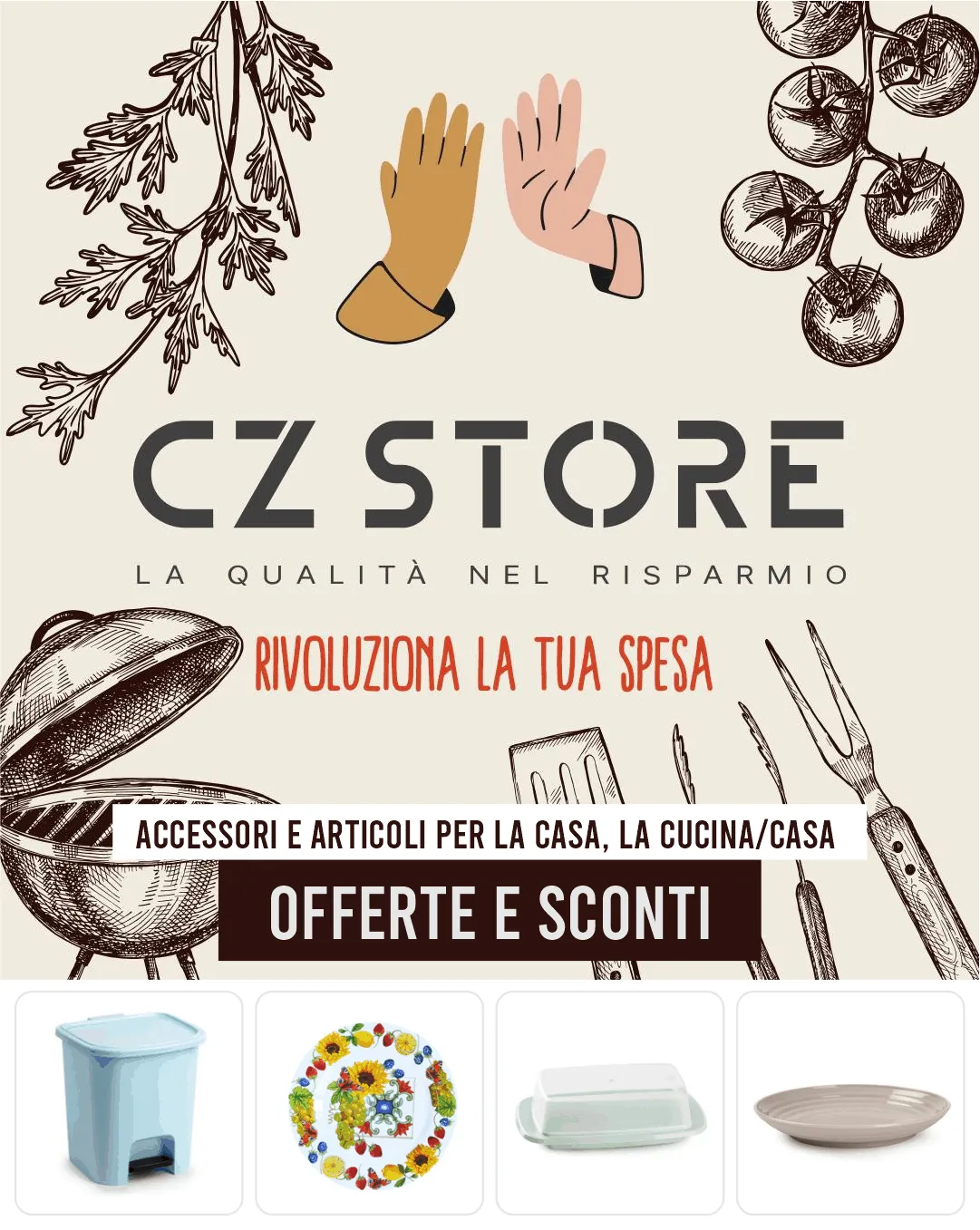 CZ Store Catalogo Casa Cucina da 13 agosto a 28 agosto di 2025 - Pagina del volantino 1