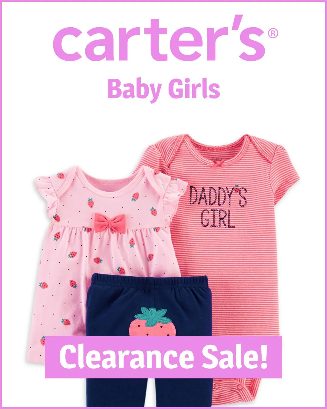 Carter's Baby Girl Deals - August 25 September 9 2025