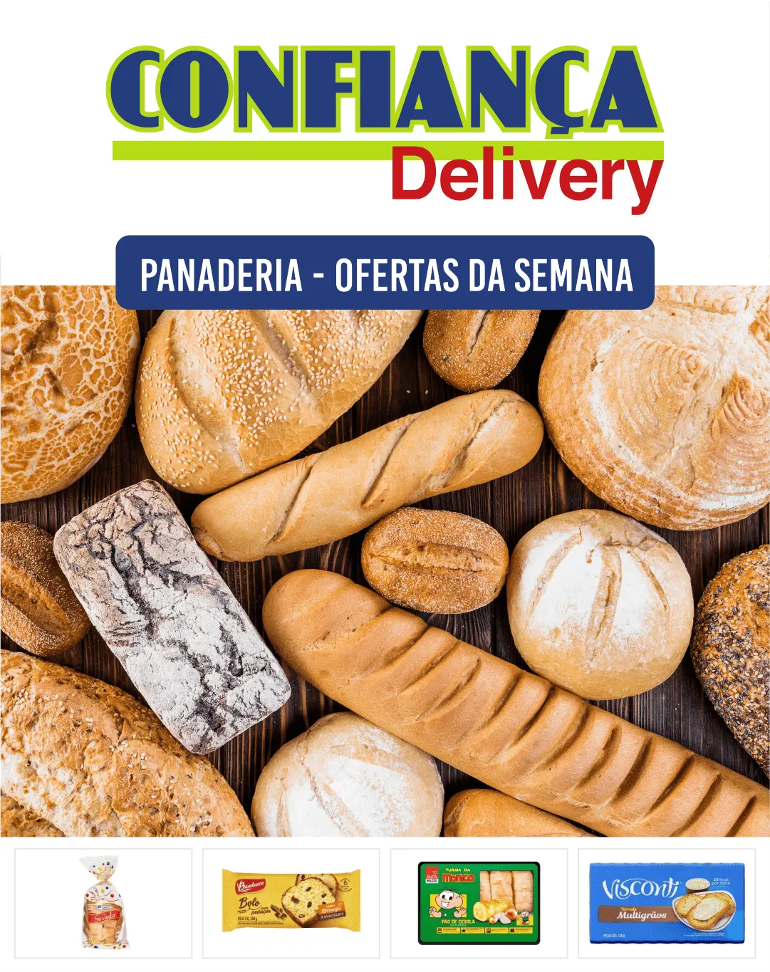 Encarte de Confiança Ofertas Panificação 29 de setembro até 4 de outubro 2024 - Pagina 1