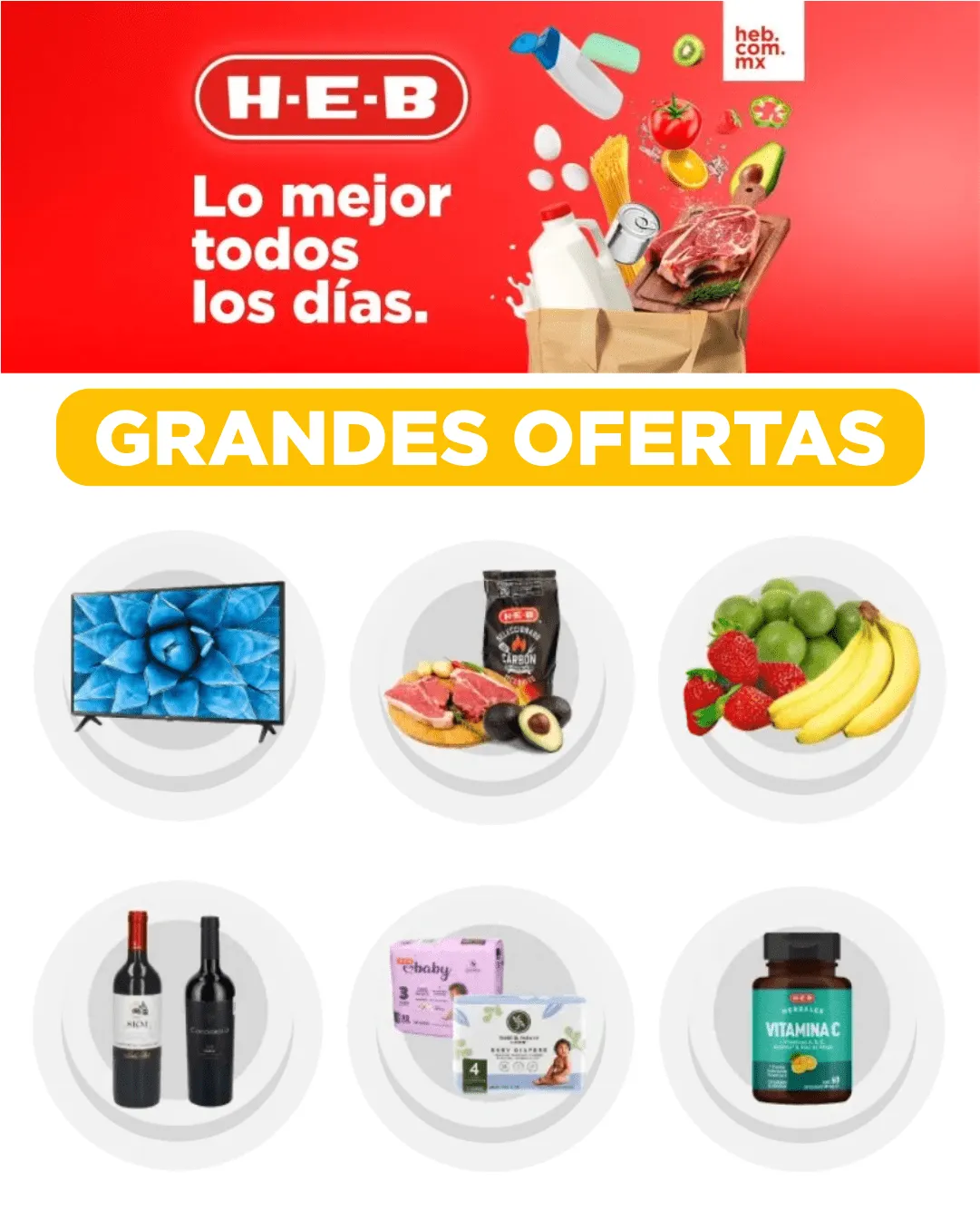 Catálogo de H-E-B ofertas supermercado 11 de julio al 16 de julio 2024 - Pagina 1