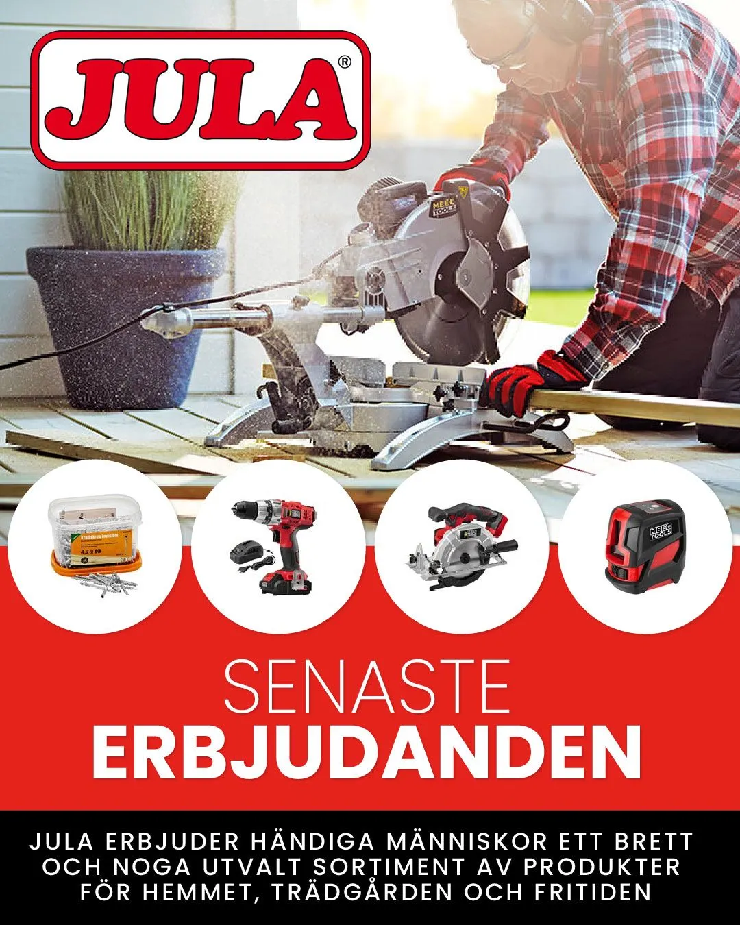 Jula erbjudande från 4 juni till 9 juni 2024 - Reklamblad sidor 1