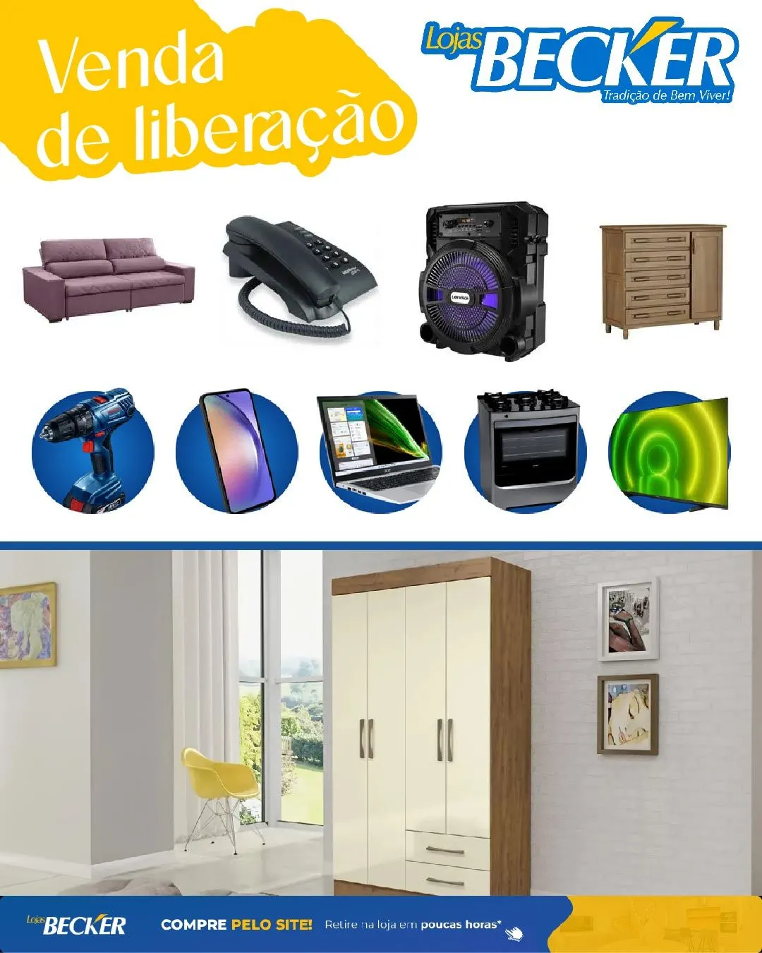 Encarte de Lojas Becker Ofertas Eletrodomésticos 30 de abril até 15 de maio 2025 - Pagina 1
