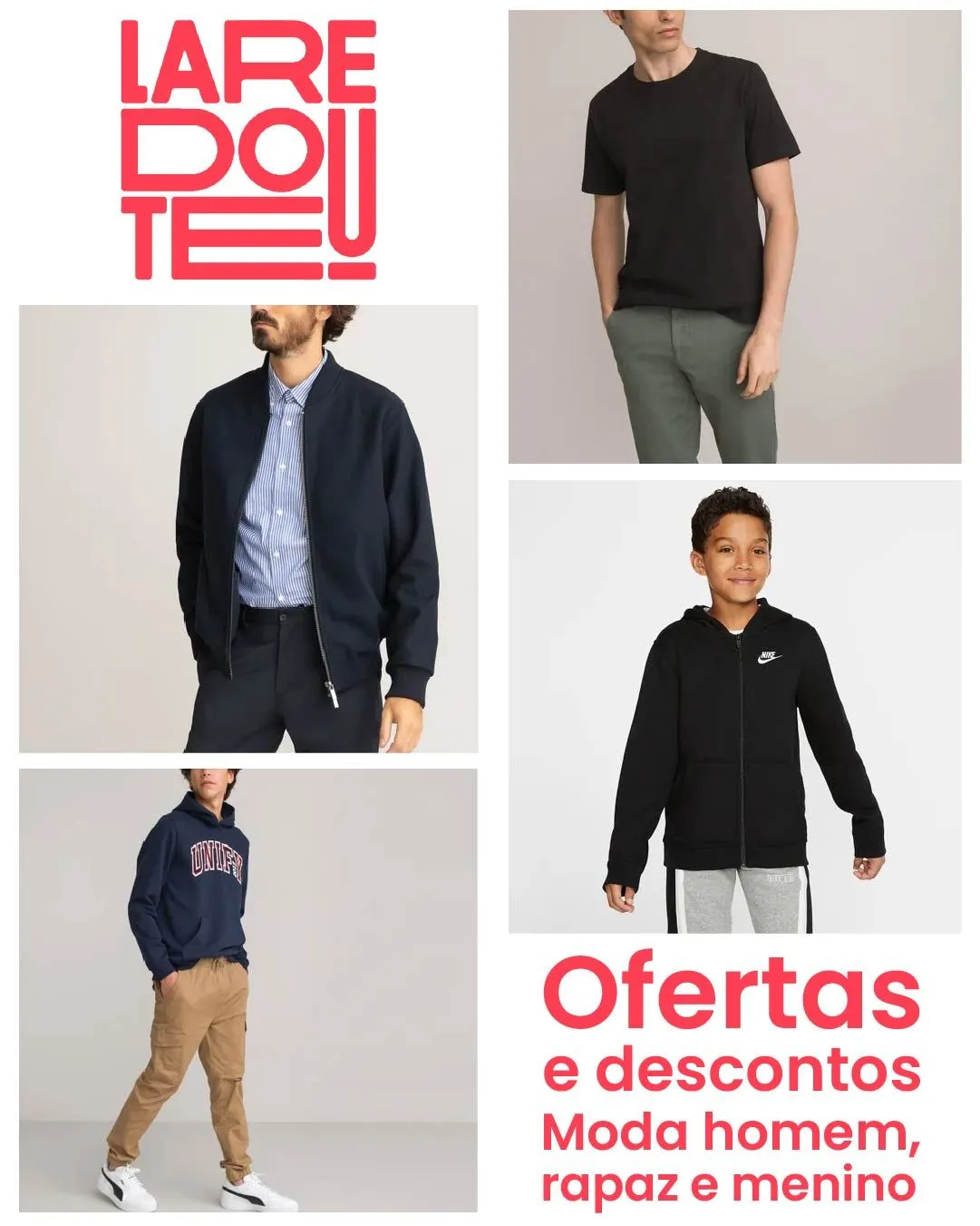 Folheto La Redoute Promoções Moda Homem  de 5 de agosto até 10 de agosto 2024 - Pagina 