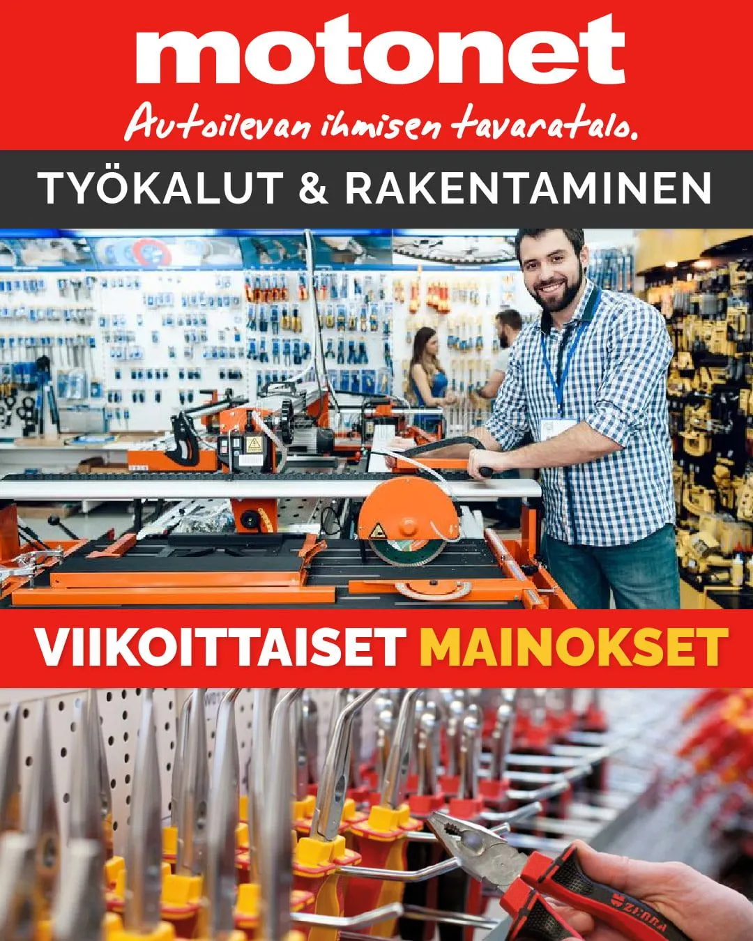 Motonet tarjoukset Työkalut voimassa alkaen 1. heinäkuuta - 16. heinäkuuta 2025 - Tarjouslehti sivu 