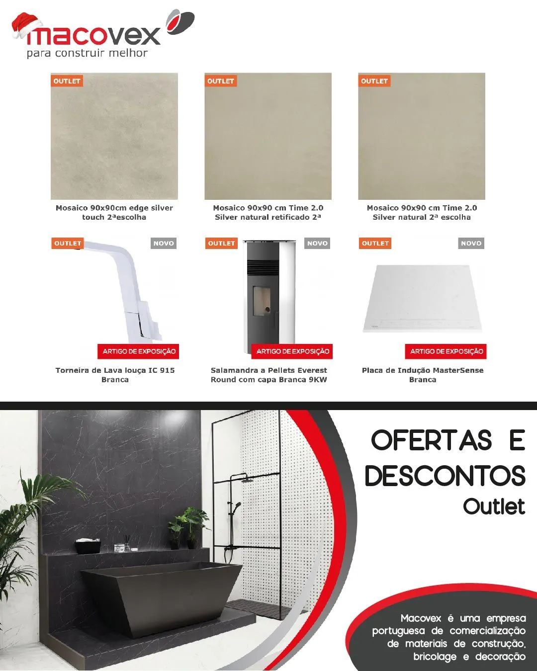 Folheto Macovex Promoções Outlet de 27 de outubro até 4 de novembro 2024 - Pagina 1