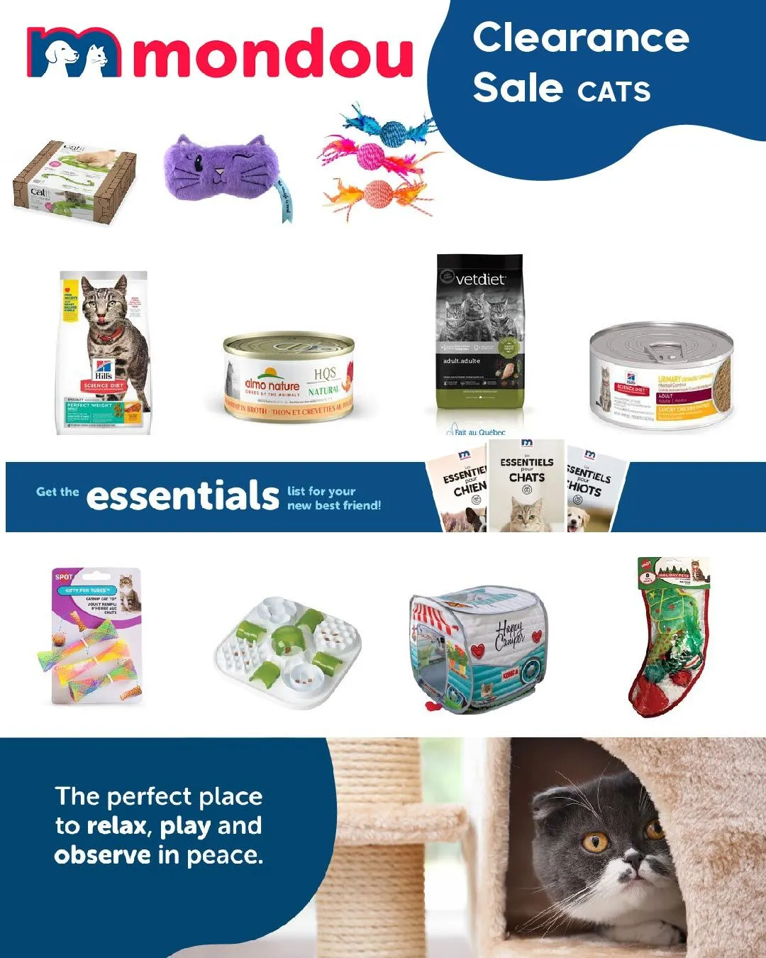 Mondou Cat Deals from August 22 to September 6 2025 - flyer page 1