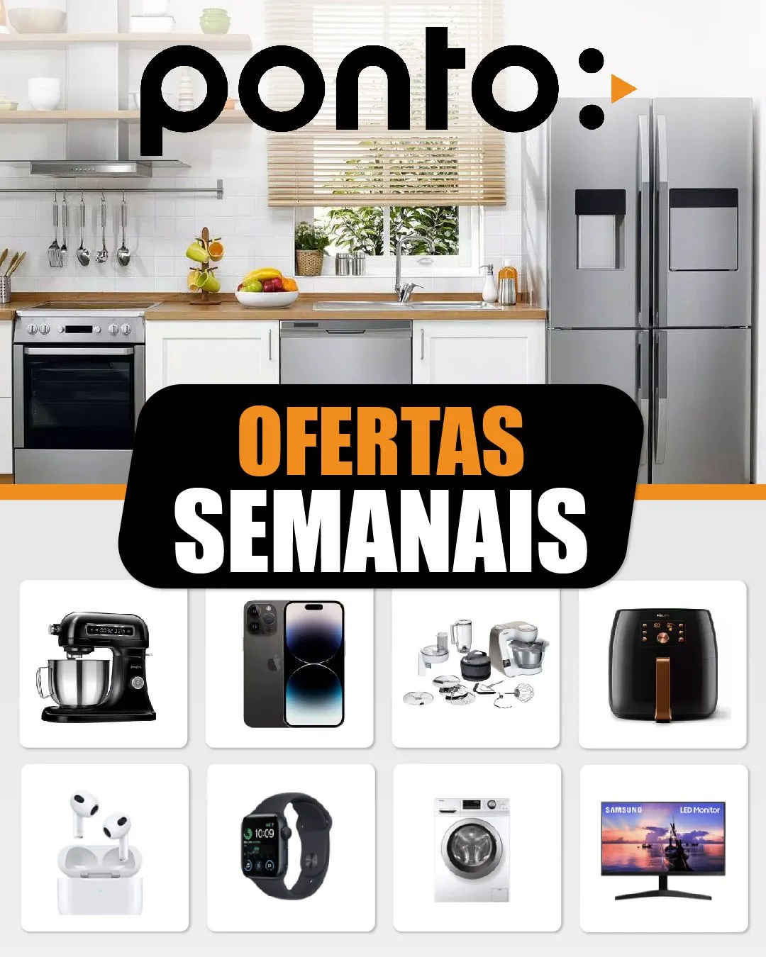 Encarte de Ponto Frio ofertas 27 de agosto até 1 de setembro 2024 - Pagina 