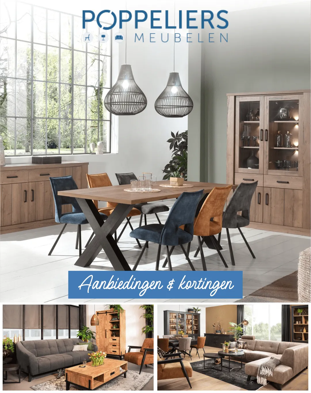 Poppeliers Meubelen Aanbiedingen: Meubels van 23 november tot 1 december 2024 - Folder pagina 1