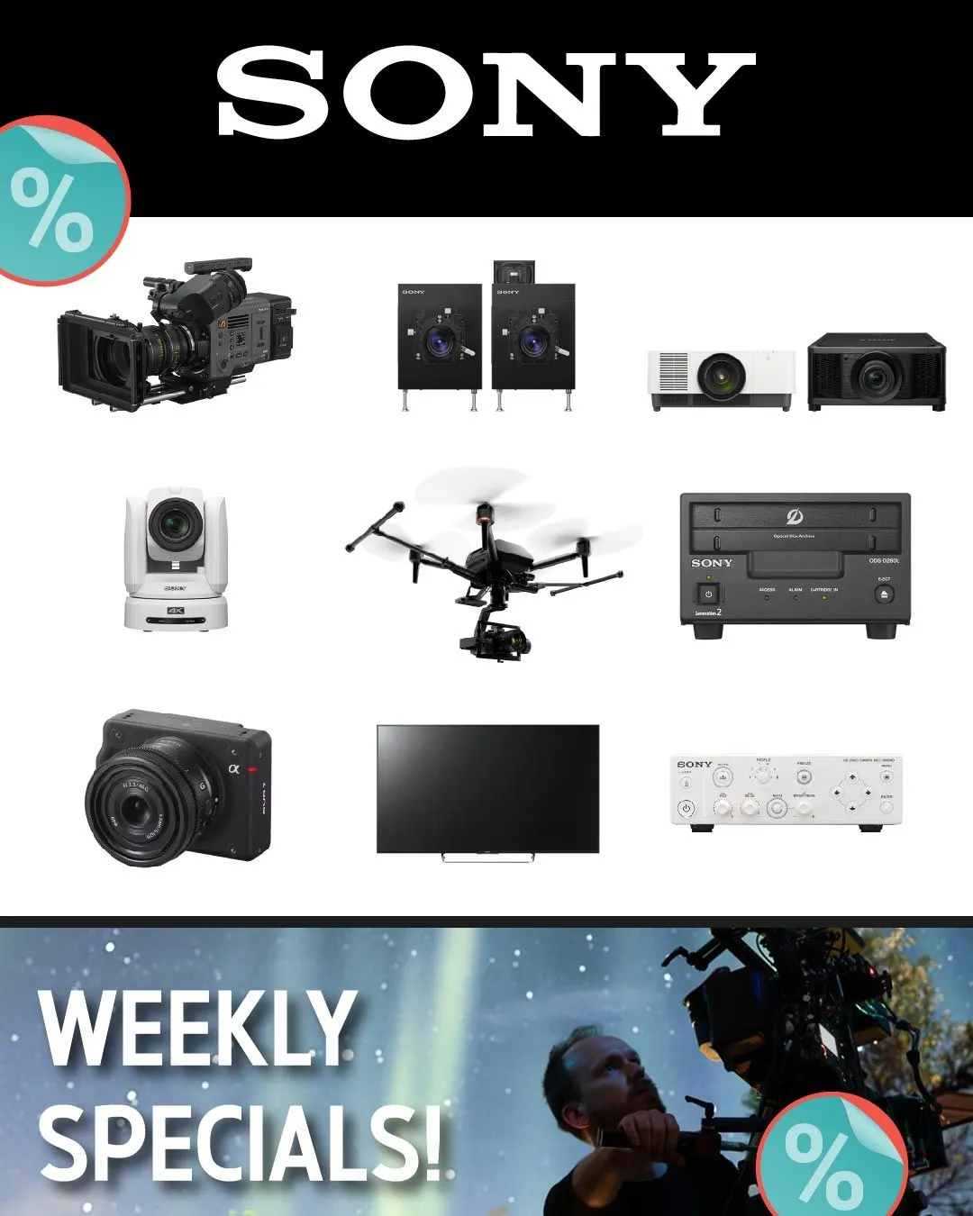 Sony savings - August 23 September 7 2025