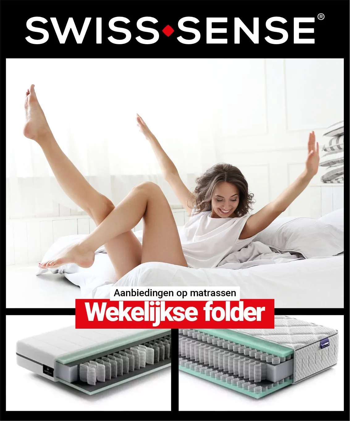 Swiss Sense Aanbiedingen: Matrassen - 17 augustus 1 september 2025