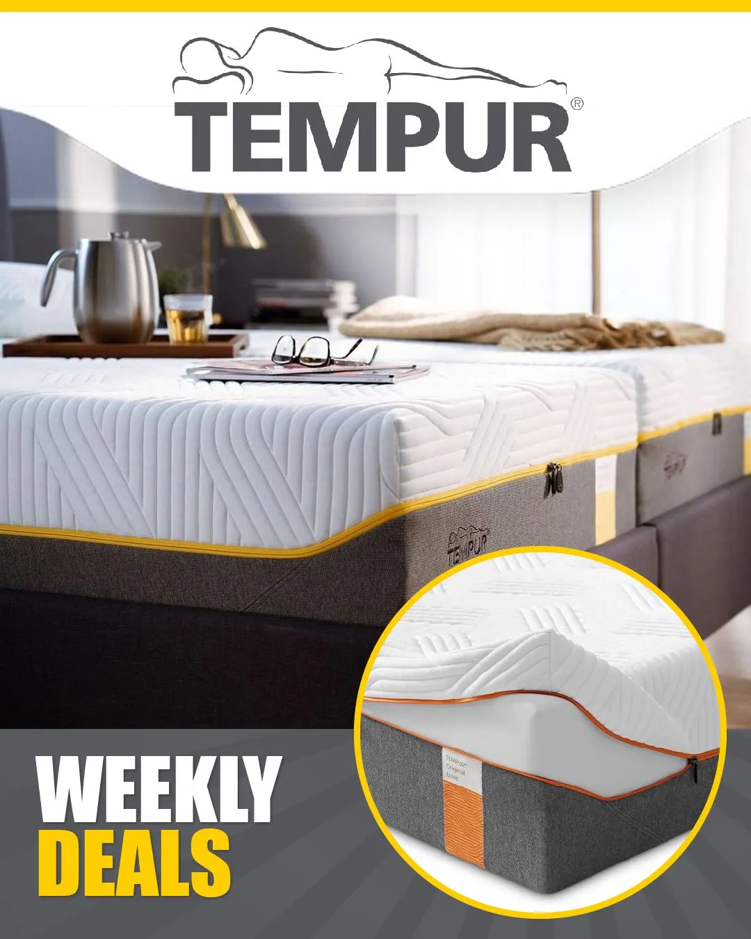 Tempur offers - beds & pillows from 2 August to 7 August 2024 - Catalogue Page 