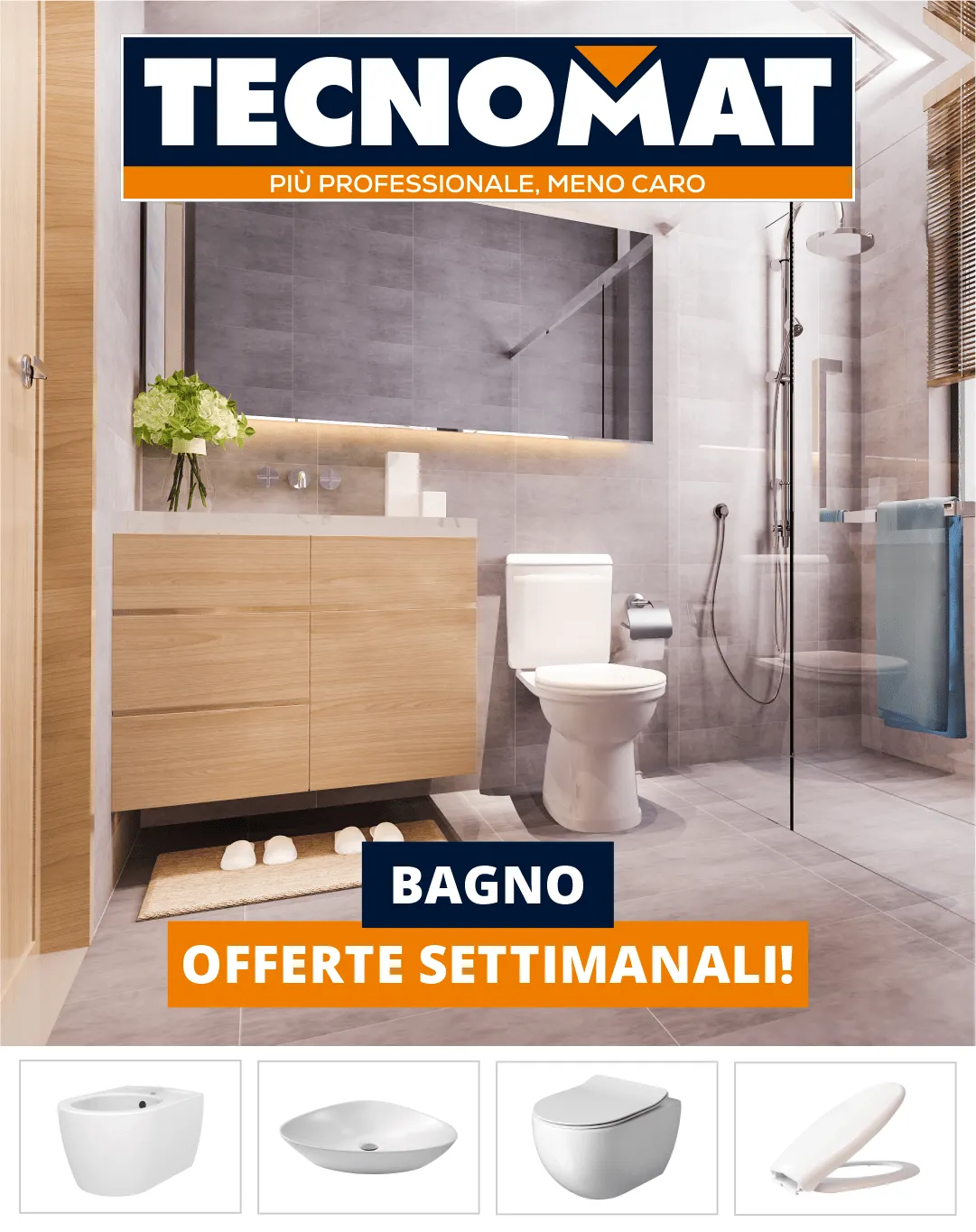 Tecnomat Offerte Idraulica Bagno da 12 agosto a 27 agosto di 2025 - Pagina del volantino 1