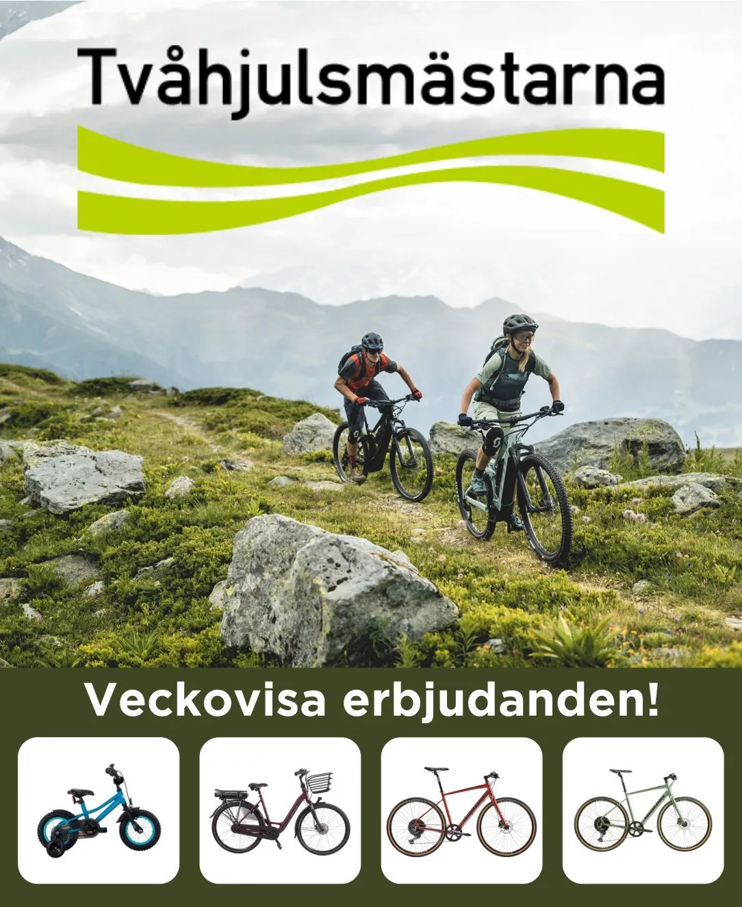 Erbjudanden på cyklar och tillbehör från 1 augusti till 6 augusti 2024 - Reklamblad sidor 