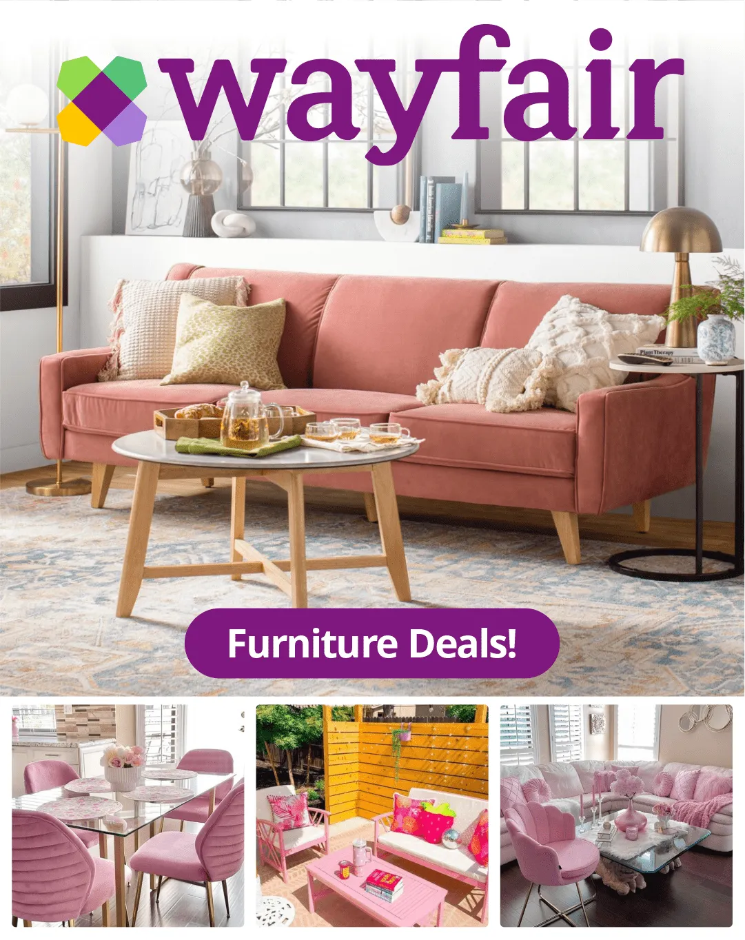 Wayfair Furniture Deals from August 9 to August 24 2025 - flyer page 