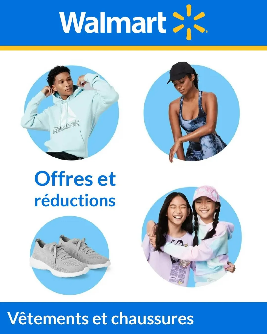 Walmart Promos: Vêtements & Chaussures du 17 août au 1 septembre 2025 - Circulaires page 1